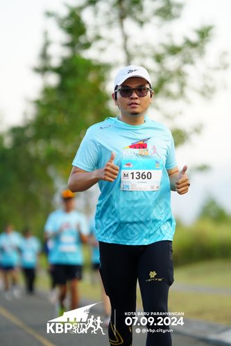 Race photo from KBP City Run 2024
