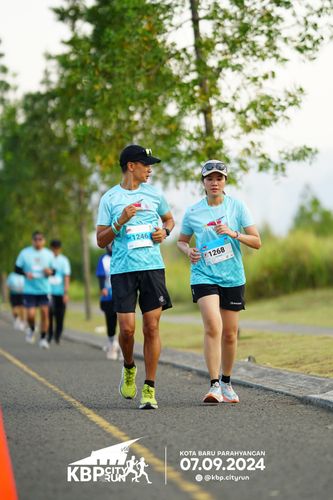 Race photo from KBP City Run 2024