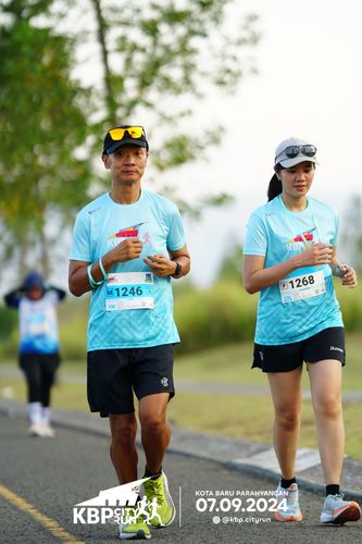 Race photo from KBP City Run 2024