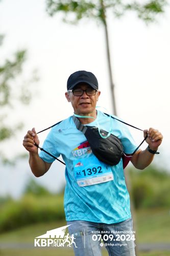 Race photo from KBP City Run 2024