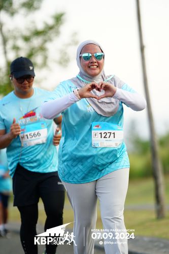 Race photo from KBP City Run 2024