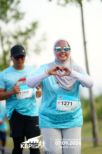Race photo from KBP City Run 2024