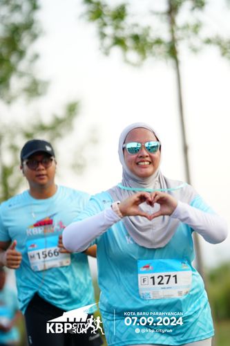 Race photo from KBP City Run 2024