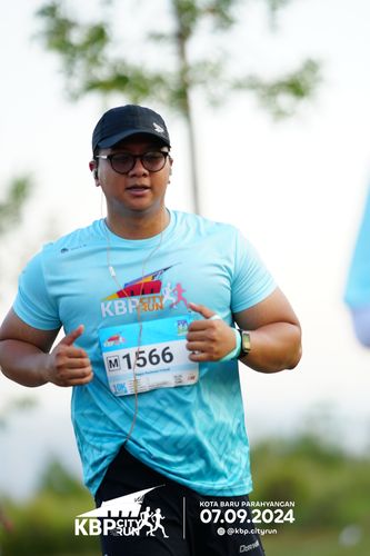 Race photo from KBP City Run 2024