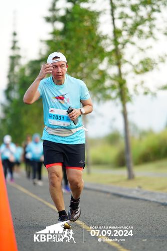 Race photo from KBP City Run 2024
