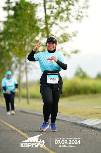 Race photo from KBP City Run 2024