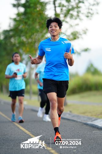 Race photo from KBP City Run 2024