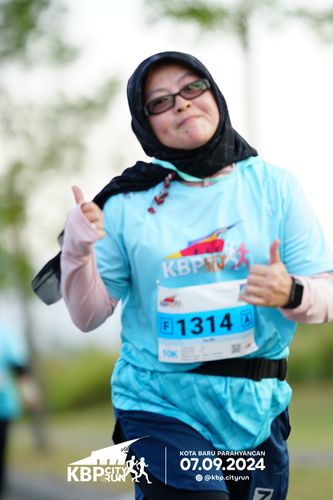 Race photo from KBP City Run 2024