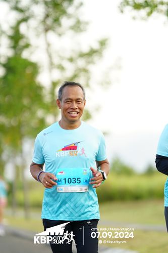 Race photo from KBP City Run 2024