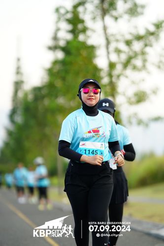 Race photo from KBP City Run 2024