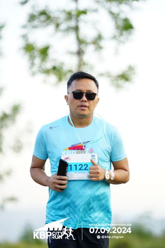 Race photo from KBP City Run 2024