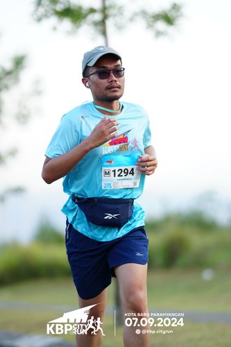 Race photo from KBP City Run 2024