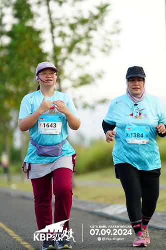 Race photo from KBP City Run 2024