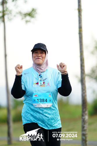 Race photo from KBP City Run 2024