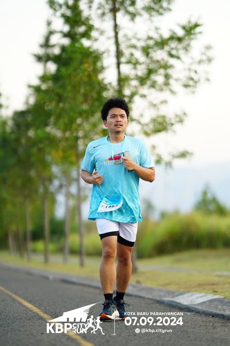 Race photo from KBP City Run 2024