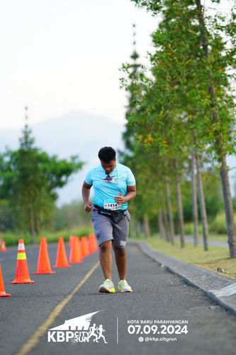Race photo from KBP City Run 2024