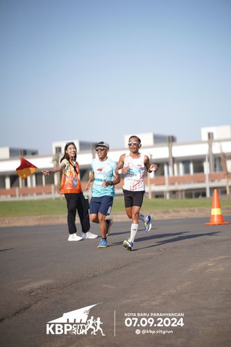 Race photo from KBP City Run 2024