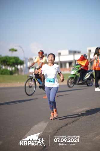 Race photo from KBP City Run 2024