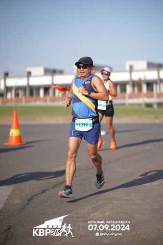 Race photo from KBP City Run 2024