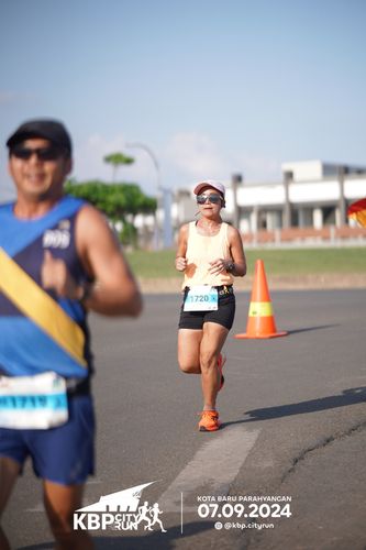 Race photo from KBP City Run 2024