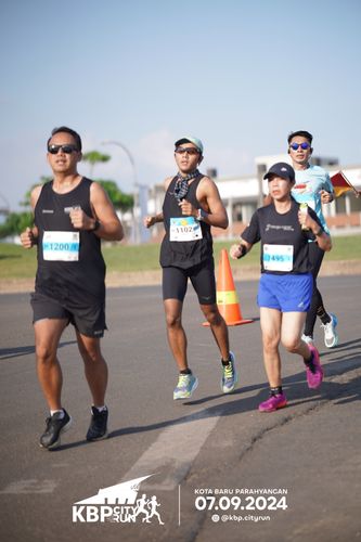 Race photo from KBP City Run 2024