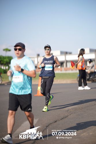 Race photo from KBP City Run 2024
