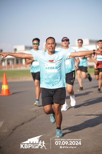 Race photo from KBP City Run 2024