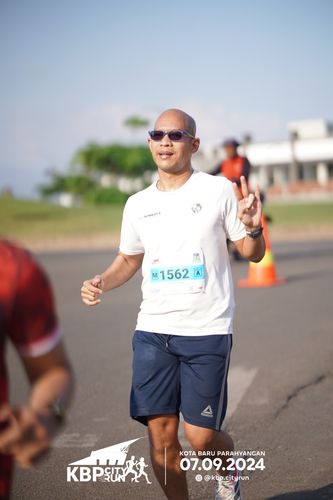 Race photo from KBP City Run 2024