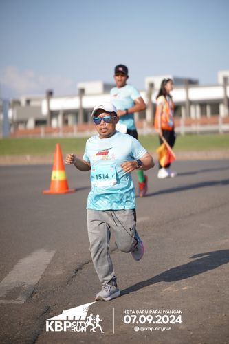 Race photo from KBP City Run 2024