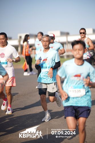 Race photo from KBP City Run 2024