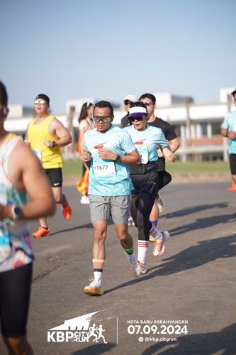 Race photo from KBP City Run 2024