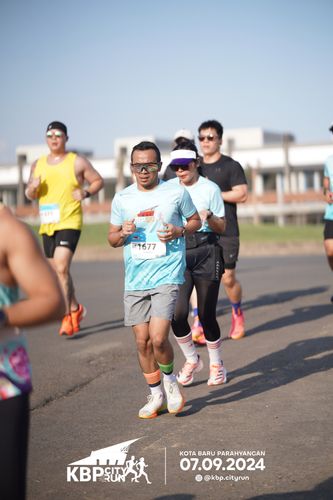 Race photo from KBP City Run 2024