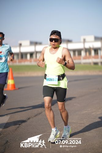 Race photo from KBP City Run 2024