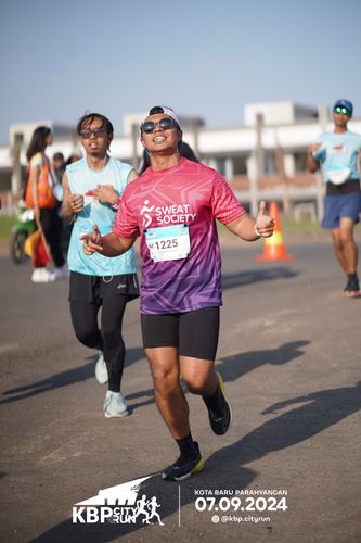 Race photo from KBP City Run 2024