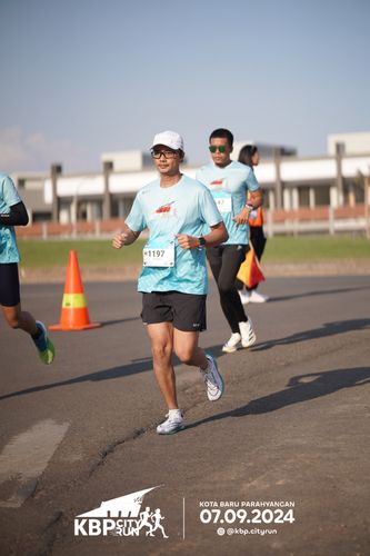 Race photo from KBP City Run 2024