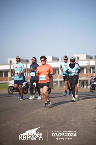 Race photo from KBP City Run 2024