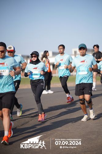 Race photo from KBP City Run 2024