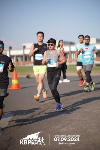 Race photo from KBP City Run 2024