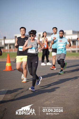 Race photo from KBP City Run 2024