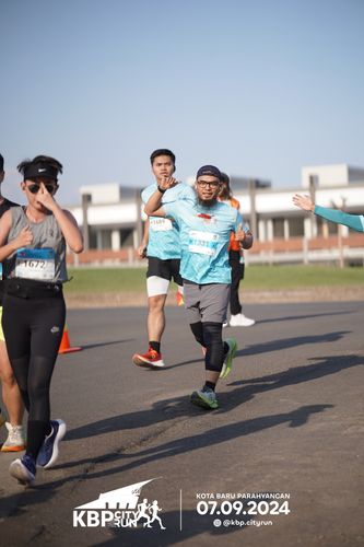 Race photo from KBP City Run 2024