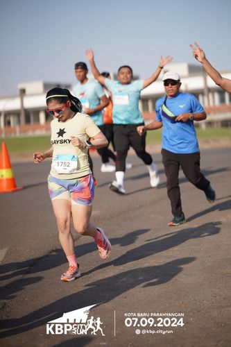 Race photo from KBP City Run 2024