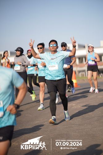 Race photo from KBP City Run 2024