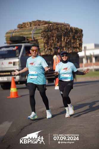 Race photo from KBP City Run 2024
