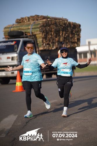 Race photo from KBP City Run 2024