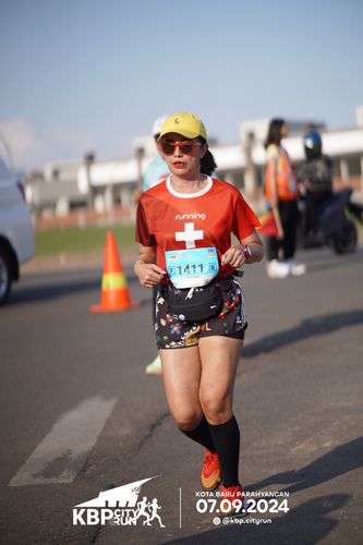Race photo from KBP City Run 2024