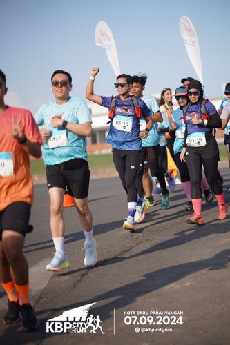 Race photo from KBP City Run 2024