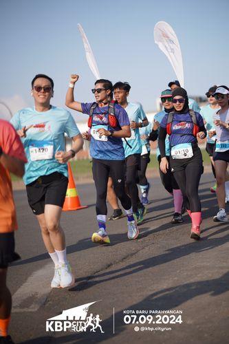 Race photo from KBP City Run 2024