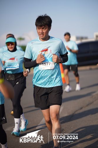 Race photo from KBP City Run 2024