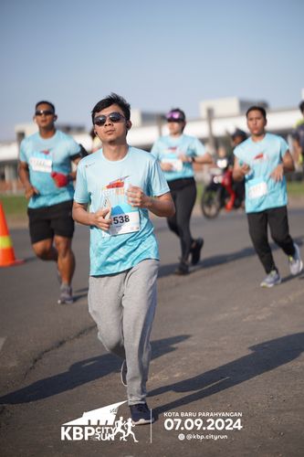 Race photo from KBP City Run 2024