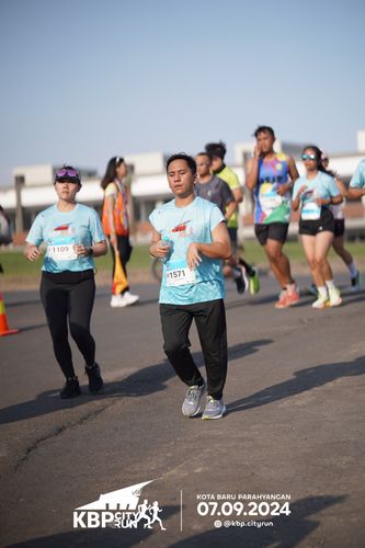 Race photo from KBP City Run 2024